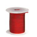 Remington Industries Magnet Wire, Enameled Copper Wire, 18 AWG, 8 oz, 100' Length, 0.0415" Diameter, Red 18SNSP.5